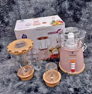 3 in 1 Nunix Blender With Grinder Chopper Model AK-444