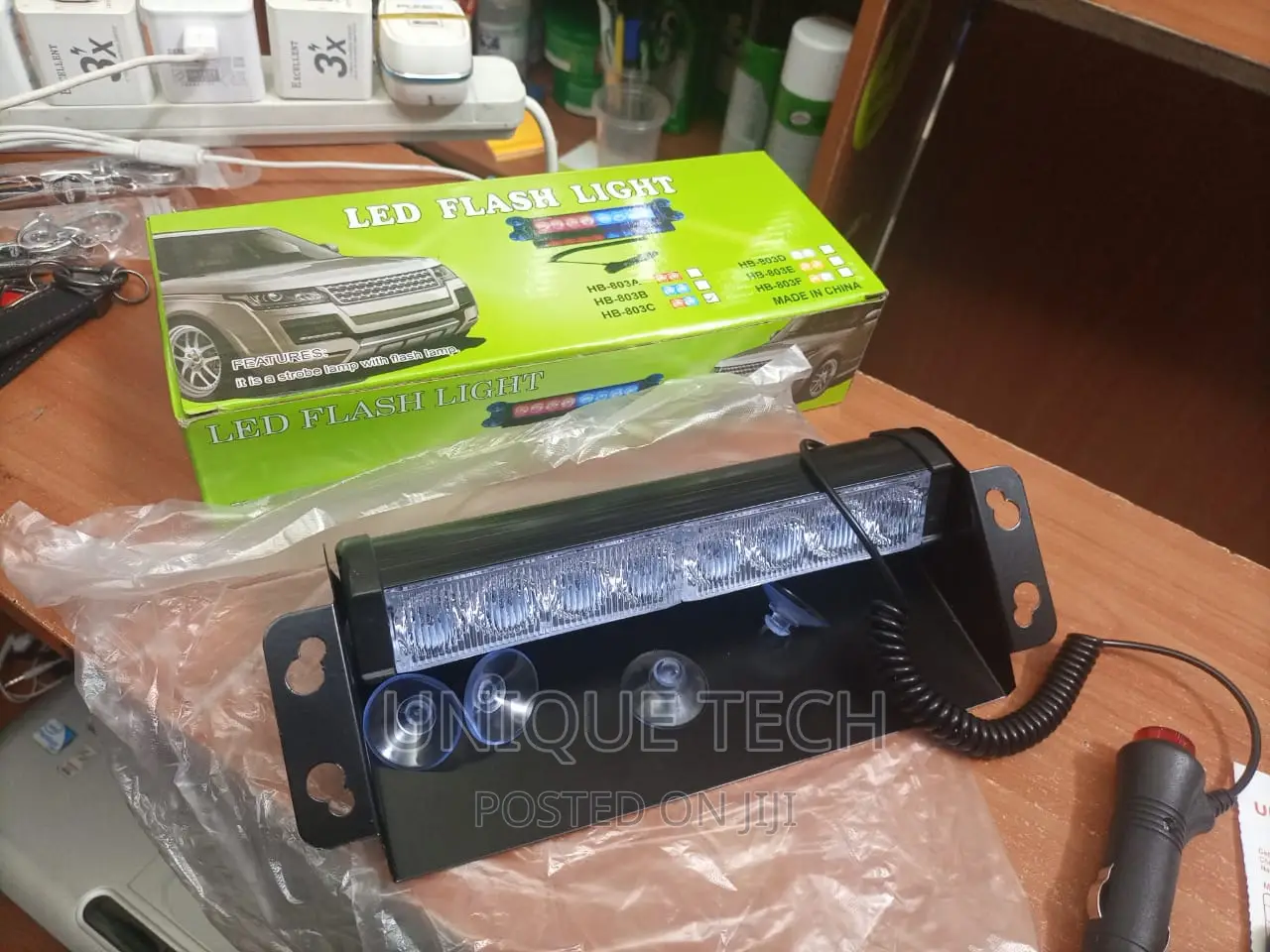 Front Windscreen Vip/Police Strobe Light 8led