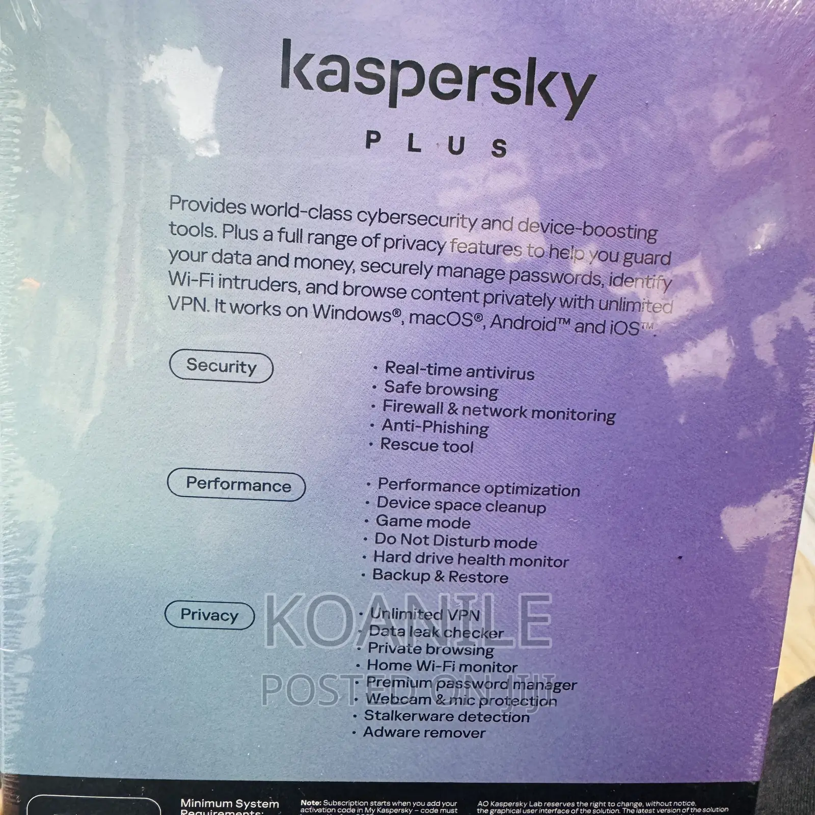 Kaspersky PLUS Internet Security 2021 4 User