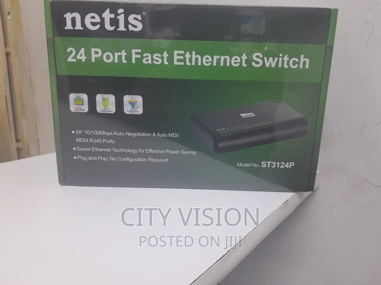 Netis Fast Ethernet Rackmount Switch (Netis St3124p)