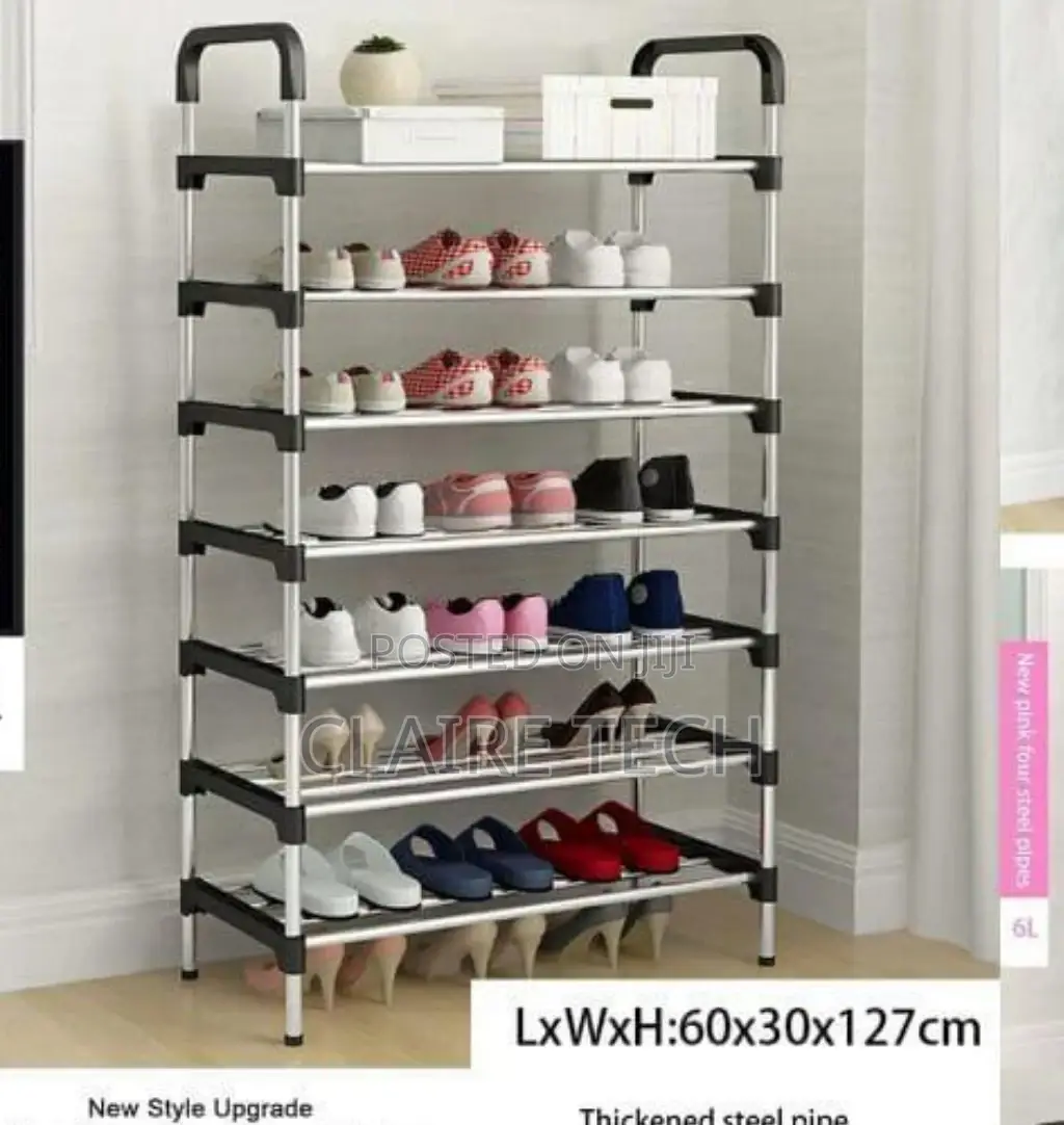 New 8 Layer Free Standing Shoe Rack