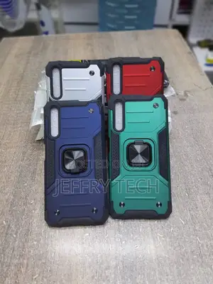 Back Cover With Holder Ring for Huawei Y9S - Black