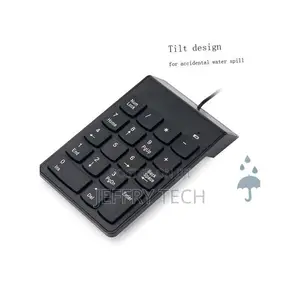 Wired USB Numeric Keypad 18 Keys Mini Digital