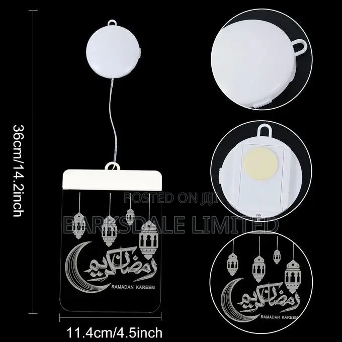 Ramadan EID Mubarak LED Lamp Lamp Lights Gift Decorations