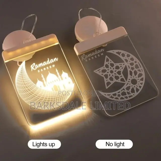 Ramadan EID Mubarak LED Lamp Lamp Lights Gift Decorations