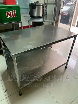 1.2m X.0.8m Stainless Steel Working Table.