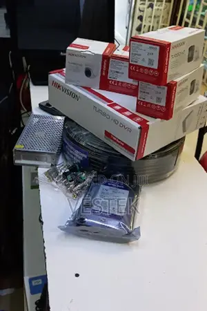 4 Camera Complete Camera CCTV Kit-Hikvision 2mp Hikvision. 
