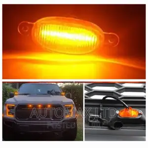 6 Pieces Pieces LED Front Grille Lights (Amber). For Ford