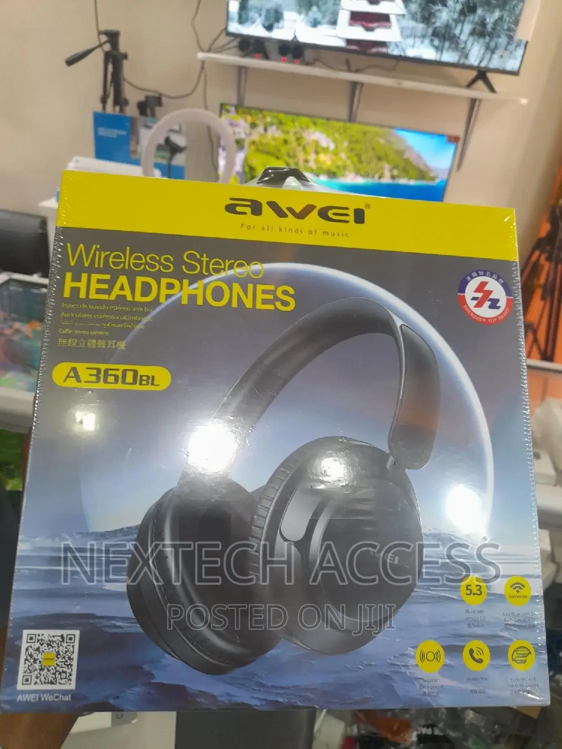 Awei A360bl Wireless Stereo Headphones