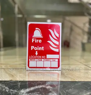 Fire Point Signage At Discounted Price