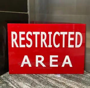 Restriected Area Safety Signage