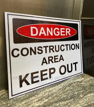 Keep Off Construction Area Signage