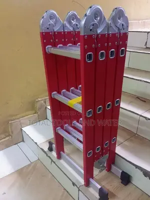 Stanley Strong Alluminium Foldable Ladder 12 Ft 12 Step