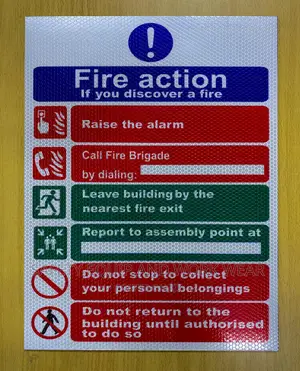 Fire Action Plan Signage Prices
