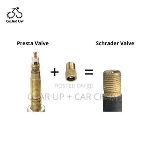 Presta to Schrader Bicycle Tyre Valve