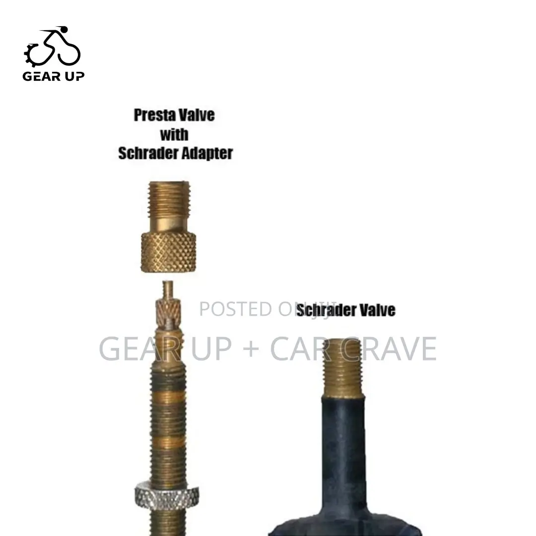 Presta to Schrader Bicycle Tyre Valve