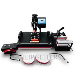 T Shirt,Hat,Mug,Plate All in One Transfer 5 in 1 Heat Press