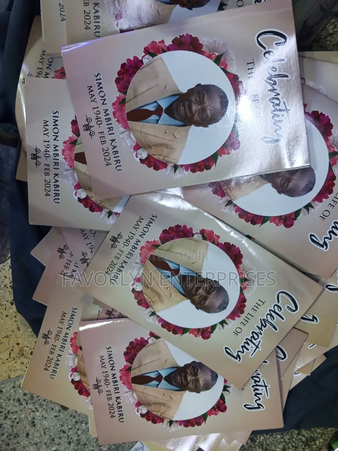 Executive Funeral Program Design and Publish