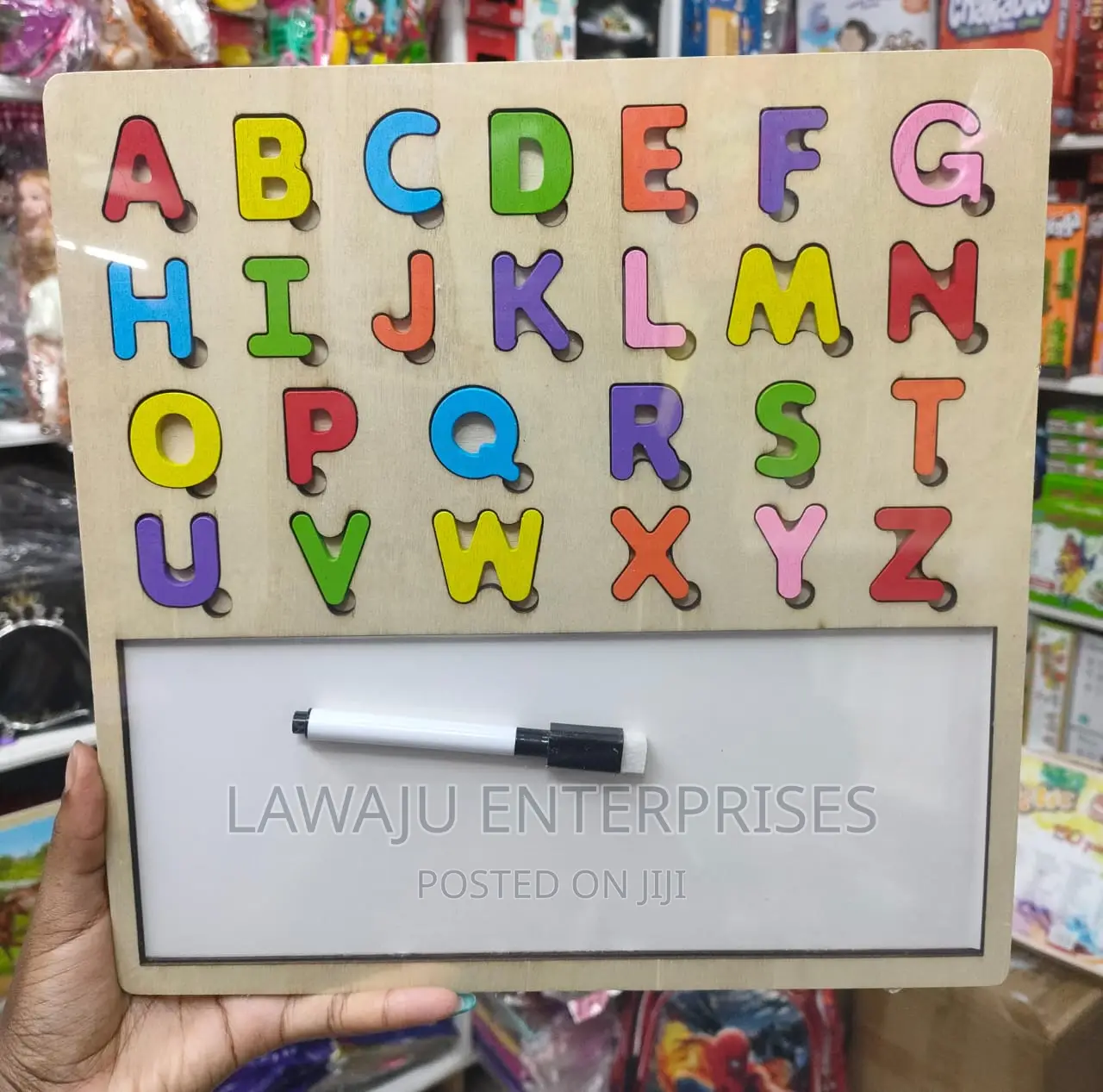 Puzzle Letters With White Board