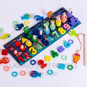 Montessori Magnetic Fishing Board