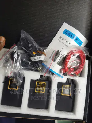 Uhf Senmatian Dual Wireless Microphones 2 in 1