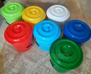 20 Litre Coloured Bucket (With Lid and Handle)