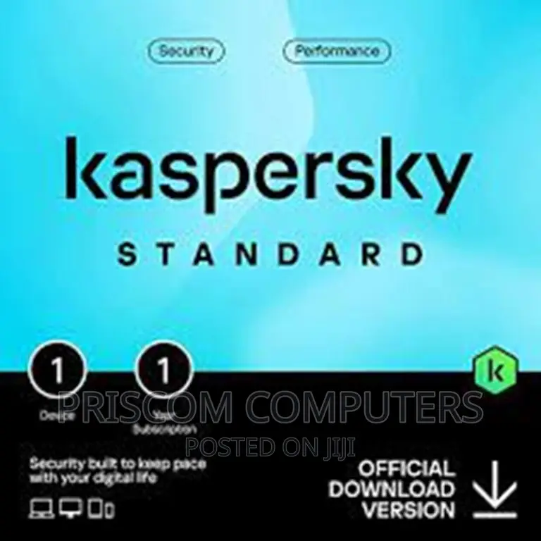 Kaspersky Standard 1 Device 1 Year- Latest Kaspersky Antivi