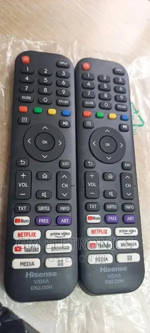 New Replacement Remote for Hisense Vidaa Smart Tv.