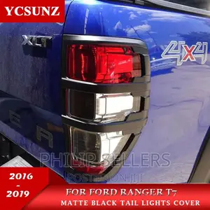 Matte Black Tail Lights Covers Trim for FORD RANGER
