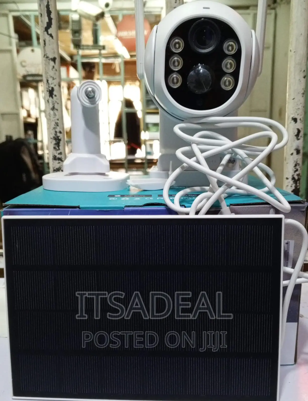 Solar Powered Smart Alarm PTZ Security Camera