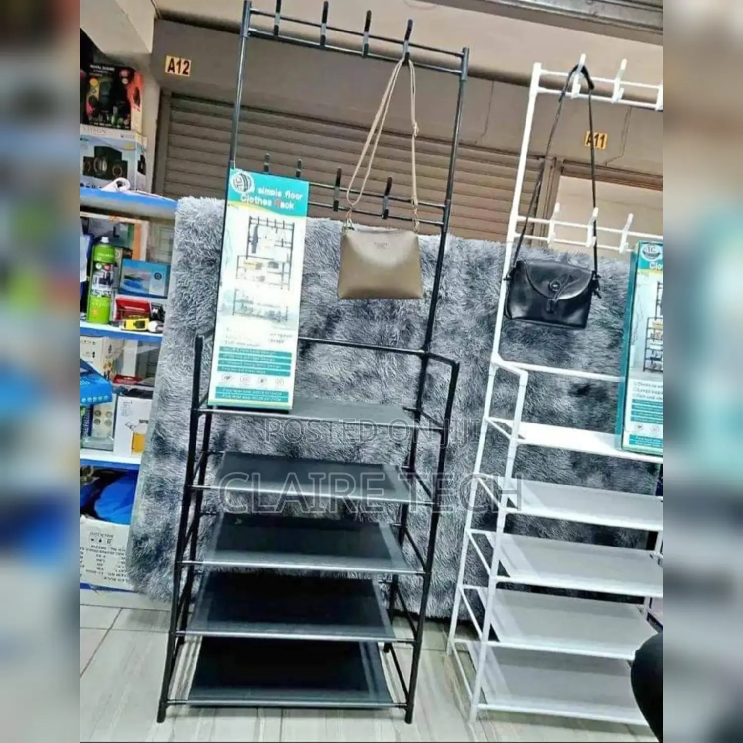 Shoe Rack With Hanger Shoe Rack With Storage