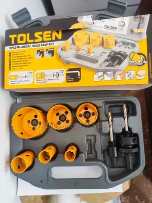 Hole Saw Set Tolsen 9pcs Bi-Metal Hole Saw Set 75861