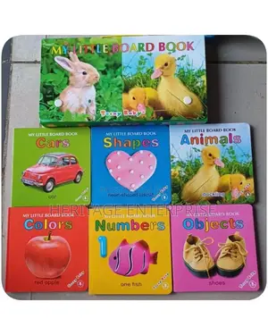 Kids Board Book, My Little Board Book for Kids