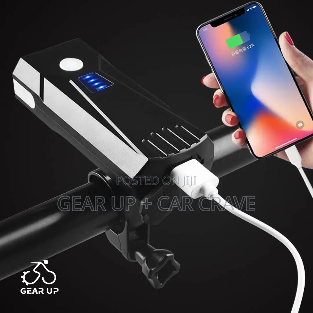 Bicycle Rechargeable Bright Light Horn Powerbank