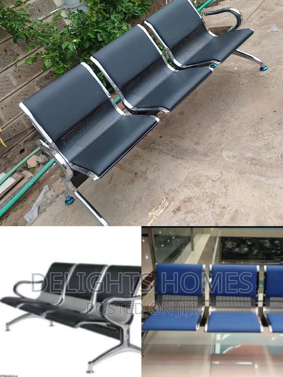 Modern 3; Seaters Waiting Chair