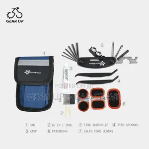 Puncture Kit, Allen Key, Multi Toolkit Bicycle Saddle Bag