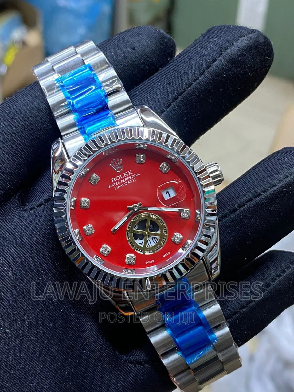 Silver Rolex Men's Watch