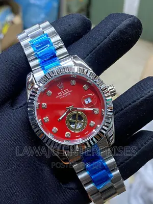 Silver Rolex Men's Watch
