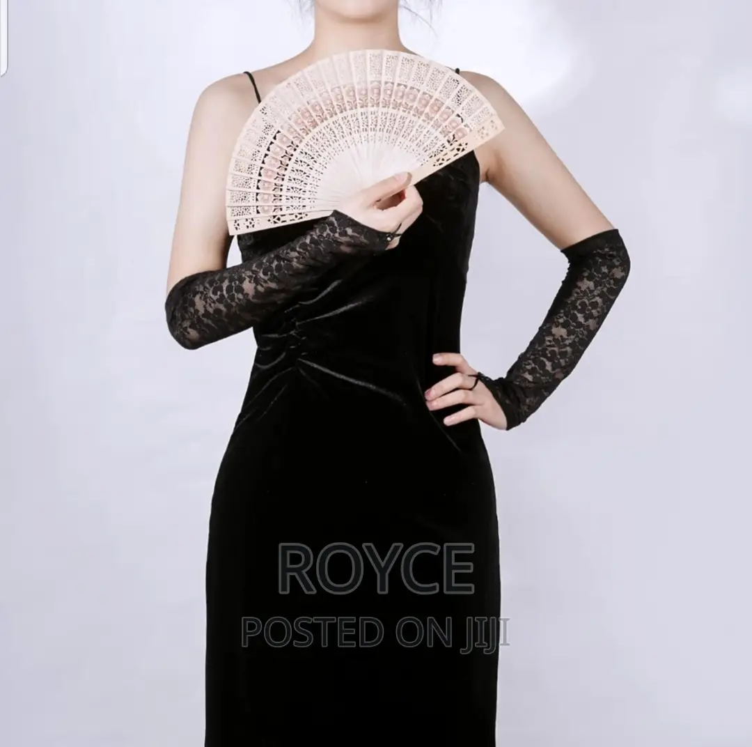 Fingerless Lace Arm Sleeve Gloves