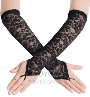 Fingerless Lace Arm Sleeve Gloves