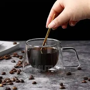 A Pair *Espresso Double Walled Cup