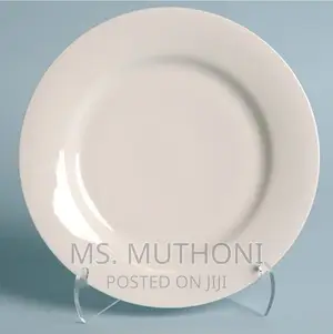 *6 10.5in Ceramic Flat Dinner Plate Now Available