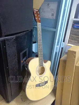 Semi Acoustic Ibanez Guitar Natural'