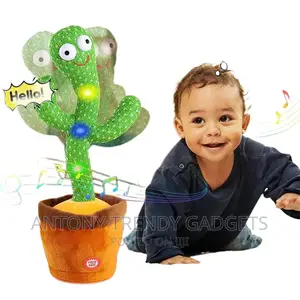 Dancing Cactus Toy Talking Green
