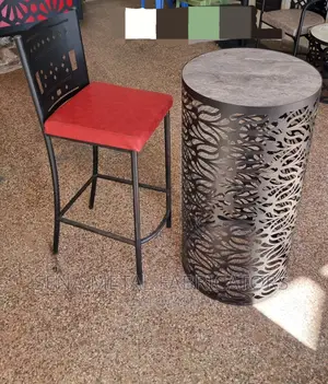 High-Quality Laser Cut Metallic High Table