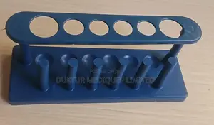 Laboratory Test Tube Rack, Plastic, 6 Holes, 6 Stands