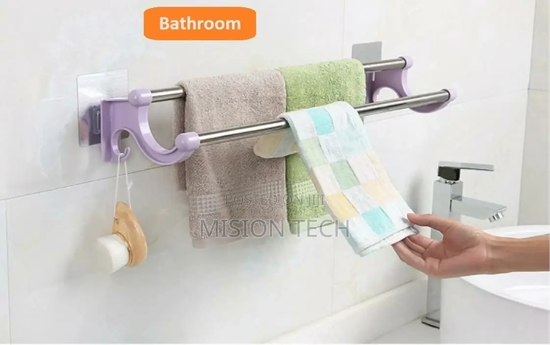 Double Pole Towel Holder