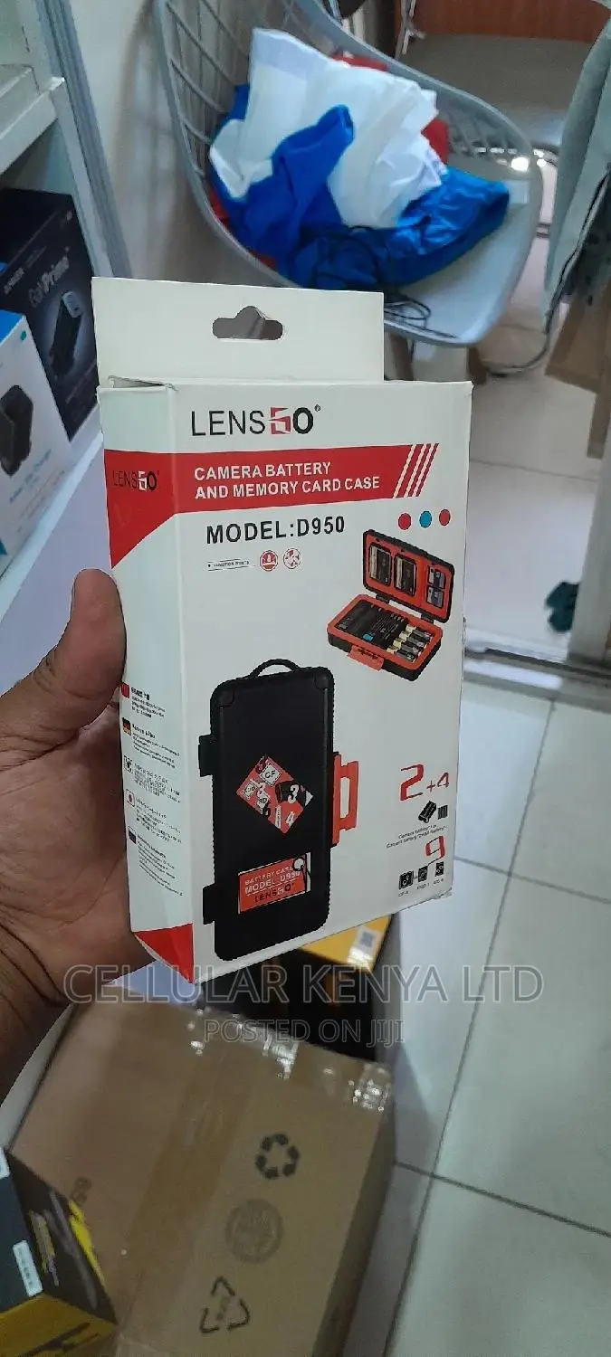 LENSGO Battery Amp Memory Card Hard Protector Case