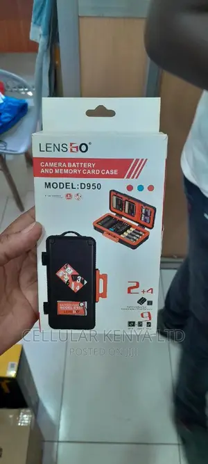 LENSGO Battery Amp Memory Card Hard Protector Case