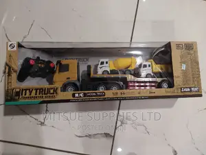 City Truck Toy Transport Truck With Remote 67x21x15cm.